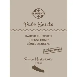 El Puente El Puente Räucherhütchen "Palo Santo" | Fair Trade & Handmade aus Nepal – Produktbild 1 von 1