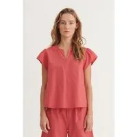 Basic Apparel Basic Apparel Kurzarm Shirt SILJE Bluse aus Bio-Baumwolle – Produktbild 1 von 1