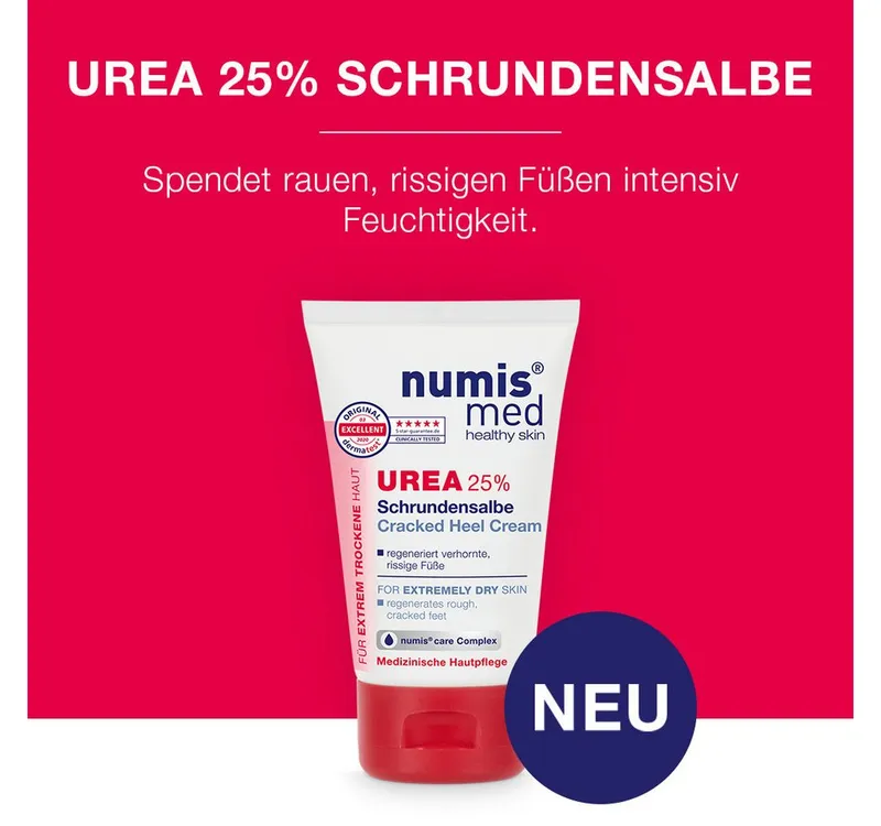 Numis Med Numis Med Fußcreme Schrundensalbe 25% Urea für rissige & verhornte Füße - Fusscreme, 1-tlg. – Produktbild 4 von 6