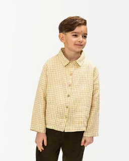 MATONA Matona Locker geschnittenes Leinenhemd für Kinder / Linen Workshirt – Produktbild 1 von 1