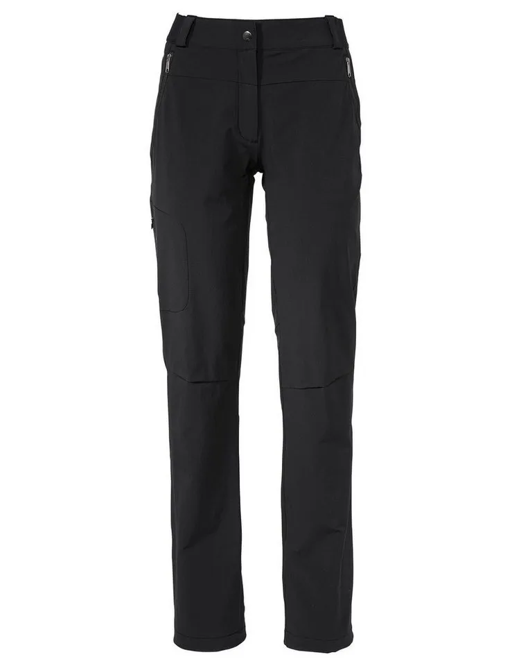 Vaude Vaude Funktionshose Women's Farley Stretch Pants III (1-tlg) schnellstrocknende und strapazierfähige Outdoor-Hose, Schwarz, – Produktbild 1 von 3
