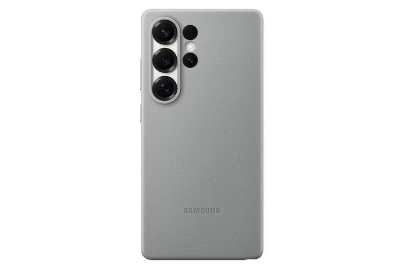 Samsung Original KindSuit Vegan Leather Case für das Samsung Galaxy S25 Ultra - Grau, Grau, – Produktbild 3 von 3
