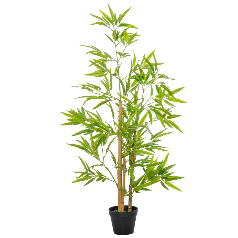 Outsunny Outsunny Künstlicher Bambus Kunstpflanze Dekoration Kunstbaum Baumdekoration 120cm – Produktbild 1 von 1