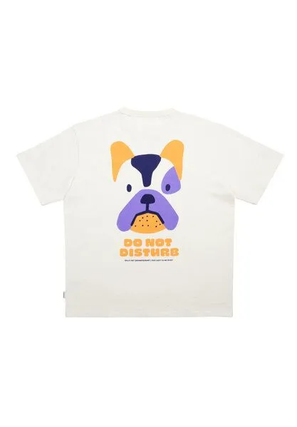 DillySocks DillySocks T-Shirt „Do Not Disturb“, Weiß, – Produktbild 3 von 4