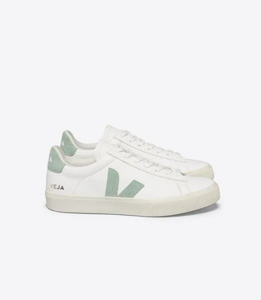 Veja Veja Damen-Sneaker Campo Chromefree Extra White/Matcha – Produktbild 4 von 8