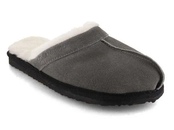 Lammbock Lammbock Lammfell Pantoffeln Woolson Hausschuhe in Komfortweite, Grau, – Produktbild 3 von 4