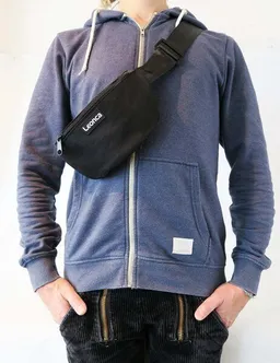 Leonca Leonca Upcycling Hip Bag Cordura schwarz in 3 Größen – Produktbild 1 von 1