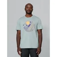 watapparel watapparel T-Shirt Unisex Geometric Landscape 3, Aloe, – Produktbild 1 von 1
