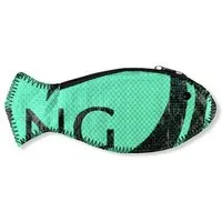 Beadbags Beadbags Fisch Geldbörse Ri80 recycelter Reissack, Dunkelgrün, – Produktbild 1 von 1