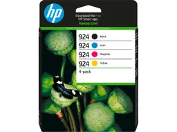 Hewlett Packard HP 4er-Set Tintenpatronen 6C3Z1NE, Nr. 924 schwarz, cyan, magenta, gelb – Produktbild 1 von 1