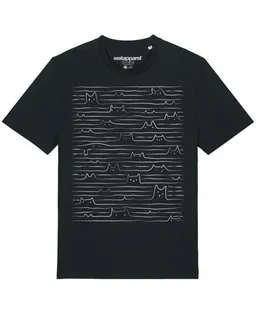 watapparel watapparel T-Shirt Unisex Doodle Cats – Produktbild 1 von 1