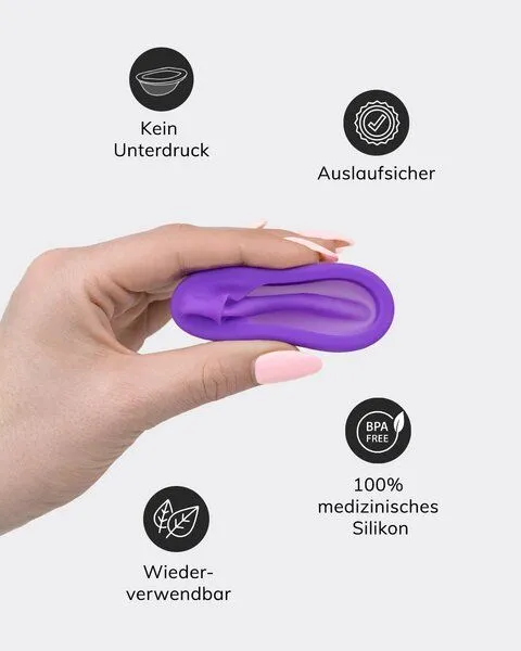 MYLILY MYLILY Menstruationsscheibe mit Mulde - 2er Set | inkl. Aufbewahrungsbeutel – Produktbild 4 von 4