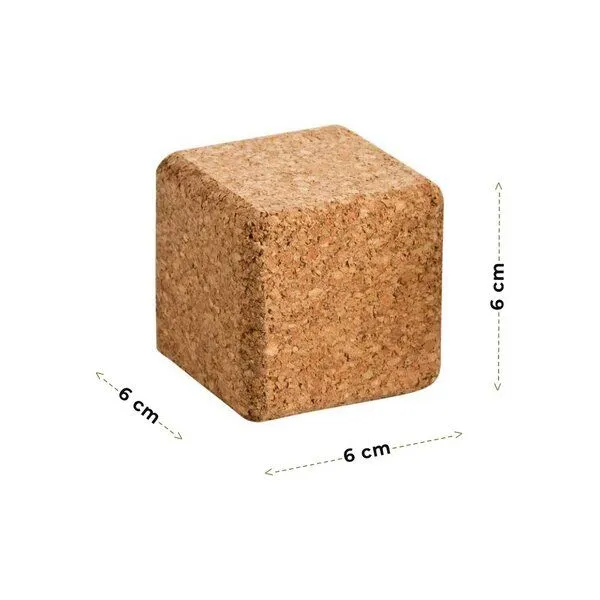 Kork-Deko Kork-Deko Geometrische Formen aus Kork | 7 teiliges Set | Kork aus Portugal – Produktbild 6 von 8