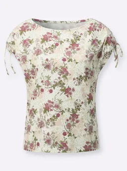 Witt Kurzarmshirt champagner-hortensie-bedruckt – Produktbild 1 von 1