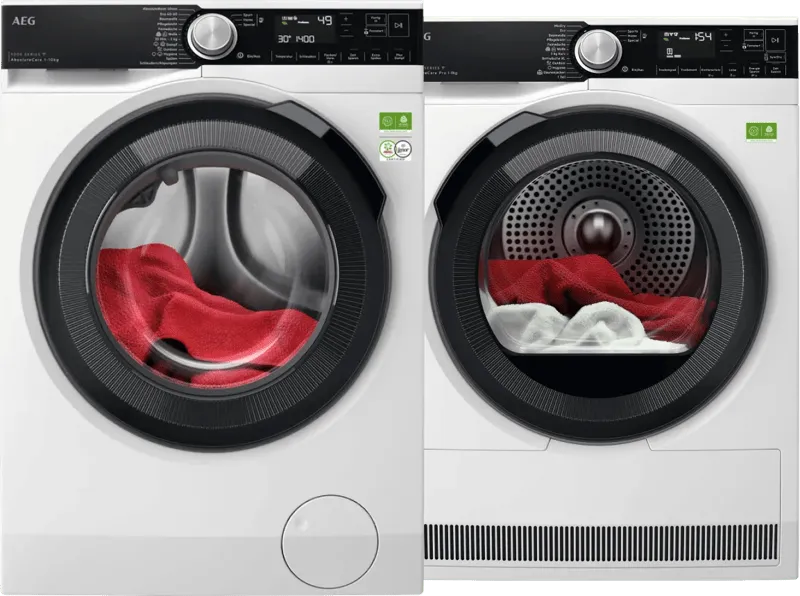 AEG AEG LR9WW80400 AbsoluteCare + AEG TR9XW80890 AbsoluteCare Pro, Weiß, – Produktbild 1 von 1