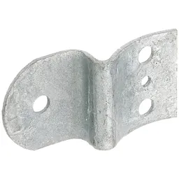 Alberts ALBERTS Zaun-Riegelbeschlag, für Pfosten und Halbrund- ZaunriegelØ80mm, feuerverzinkt, LxB40x78mm – Produktbild 1 von 1