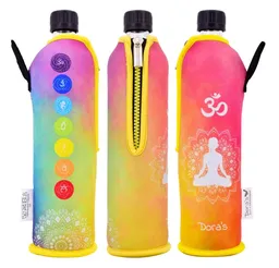 Dora's Dora's Glas-Trinkflasche "Chakren" (0,5l) – Produktbild 1 von 1