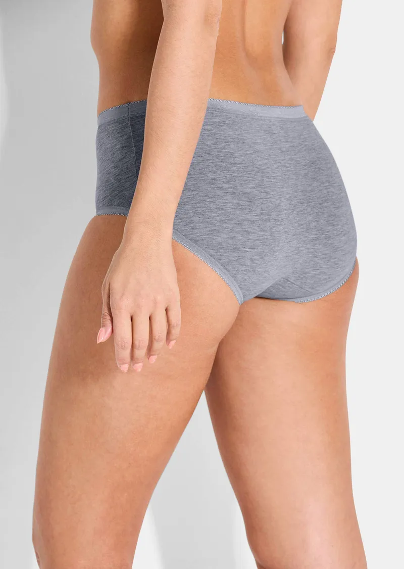 Sloggi Hüftslip im 4er-Pack - blau / flieder / grau - Gr. 46 von Goldner Fashion, Blau, – Produktbild 2 von 3