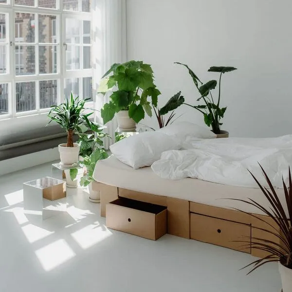 ROOM IN A BOX ROOM IN A BOX GRID Bett, Braun, – Produktbild 2 von 4