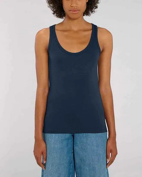 YTWOO YTWOO Damen Top aus Bio Baumwolle, nachhaltig & fair, viele Farben, Navyblau, – Produktbild 1 von 4