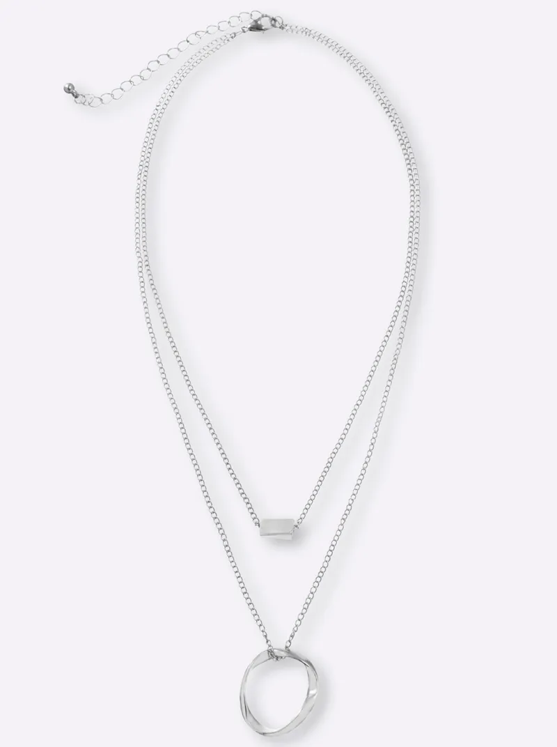 heine Collier silberfarben, Silberfarben, – Produktbild 1 von 3