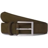 Will s Vegan Shop Will's Vegan Shop Klassischer 3,5 cm Gürtel, Dark brown vegan suede, – Produktbild 1 von 1
