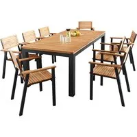 Rondo Gartenmöbel-Set 'Sassa' 9-teilig, 8 Sessel, 1 Tisch 200 x 100 cm – Produktbild 1 von 1