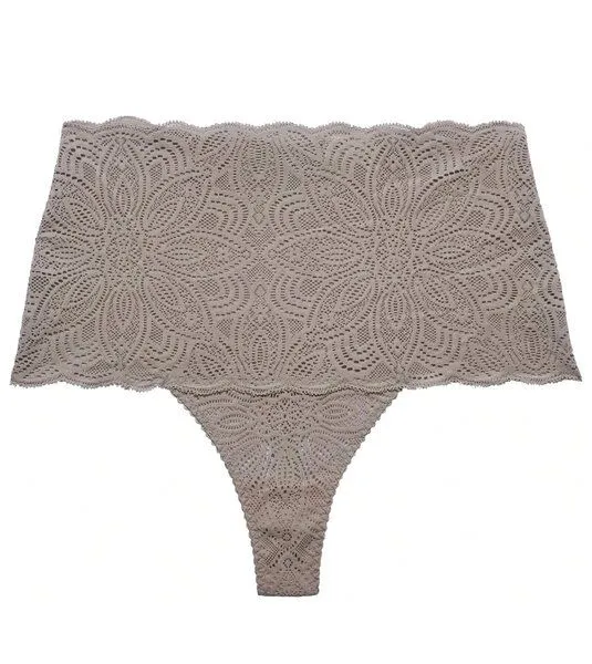 Underprotection Underprotection Luna High String aus Recycling-Material, Grau, – Produktbild 1 von 4