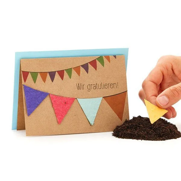Mitienda Shop Mitienda Shop Grußkarte aus Natronkraftkarton – Produktbild 2 von 6
