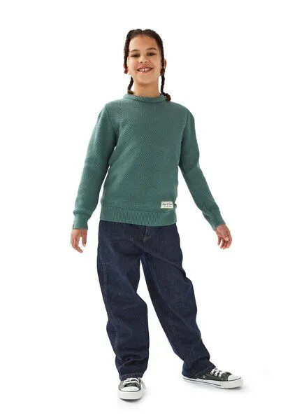 Band of Rascals Band of Rascals Waffle Pullover, Sage, – Produktbild 3 von 3