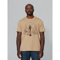 watapparel watapparel T-Shirt Unisex Berge und Mountainbike, Latte, – Produktbild 1 von 1