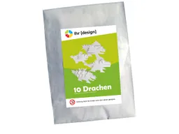 Bastelbogen 'Drachen' inkl. individuellem Etikett – Produktbild 1 von 1