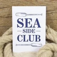 Bow & Hummingbird Bow & Hummingbird Postkarte Sea Side Club – Produktbild 1 von 1