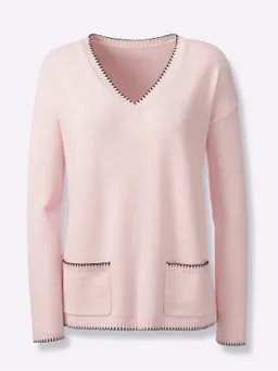 heine Pullover hellrosé-meliert – Produktbild 1 von 1