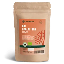 vom Achterhof Bio Hagebutten Pulver (1000g) – Produktbild 1 von 1
