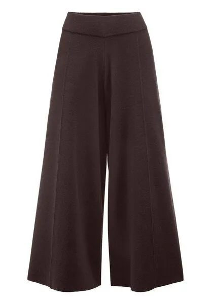 hessnatur hessnatur Strick-Culotte Relaxed aus reiner Bio-Merinowolle, Kakao braun, – Produktbild 3 von 4