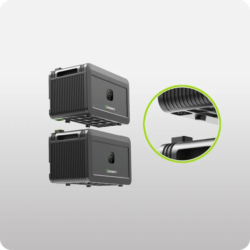 Growatt 920W Balkonkraftwerk mit Speicher 2 kWh | Growatt NEO 800W WiFi | Mini PV Anlage Steckdose – Produktbild 7 von 8