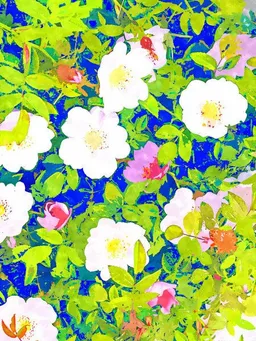 Photocircle Photocircle Poster / Leinwandbild - Pop Flowers – Produktbild 1 von 1