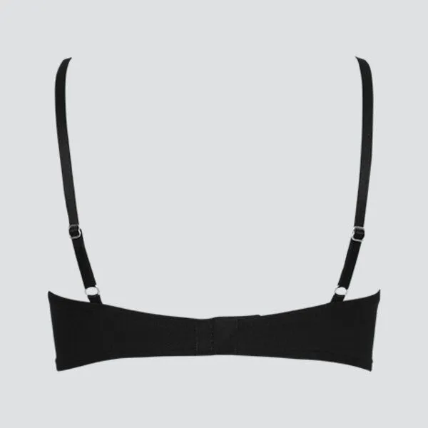 comazo|earth comazo|earth Fairtrade BH mit Spitze, Black, – Produktbild 3 von 4
