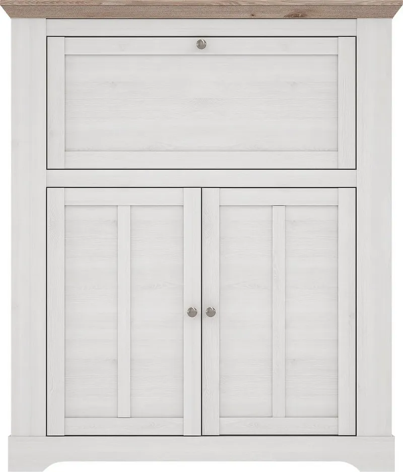 FORTE Barschrank Iloppa Breite ca. 115 cm, Weiß, – Produktbild 2 von 5