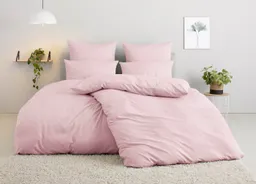OTTO home Bettwäsche Desner 100% Microfaser, extra weich, allergikerfreundlich, Microfaser, 2 teilig, Premium Qualität, uni, schnell trocknend, pflegeleicht, ab 135x200 cm – Produktbild 1 von 1