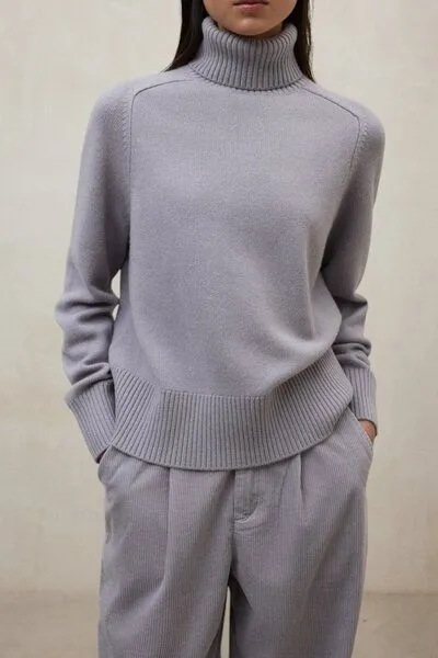 ECOALF ECOALF Pullover CAQUI woman, Lila, – Produktbild 1 von 3