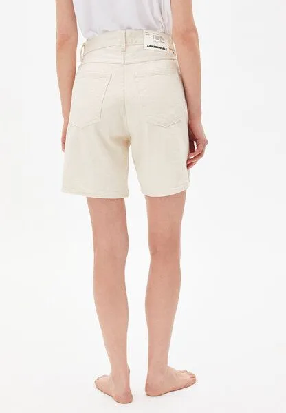 ARMEDANGELS ARMEDANGELS FREYMAA UNDYED - Damen Denim Shorts aus Bio-Baumwoll Mix (recycled), Undyed, – Produktbild 2 von 4