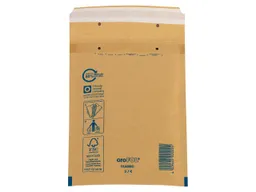 aroFOL aroFOL Luftpolster-Versandtasche 170 x 225 mm (DIN A6) braun – Produktbild 1 von 1