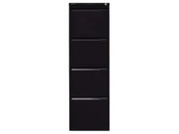 Bisley Bisley Hängeregistraturschrank schwarz 4 Schubladen 1-bahnig RAL 9005 – Produktbild 1 von 1