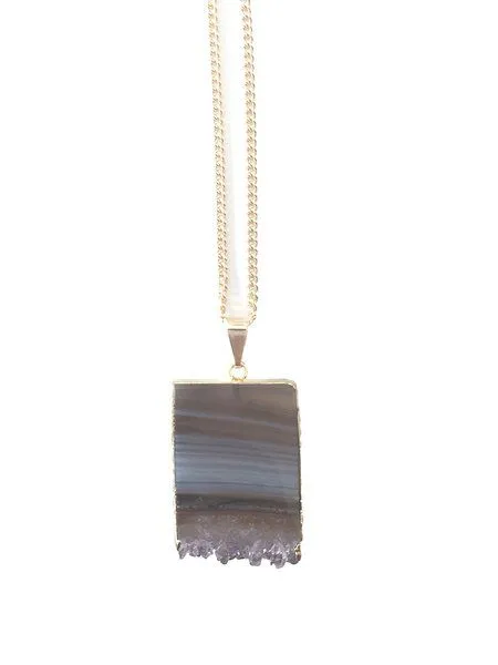 Crystal and Sage Crystal and Sage Amethyst Halskette vergoldet – Produktbild 2 von 5