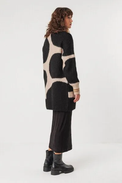 SKFK SKFK Strickjacke SUA, Dots, – Produktbild 3 von 4