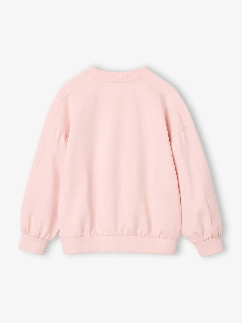 Vertbaudet Sweatshirt Mädchen hell, Hellrosa, – Produktbild 4 von 4