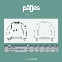 päfjes päfjes Pinguin Paul mit Fisch - Fair Wear Unisex Sweater – Produktbild 1 von 1