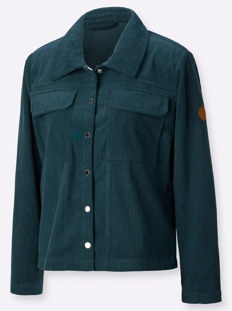 Witt Cordjacke, Petrol, – Produktbild 1 von 2